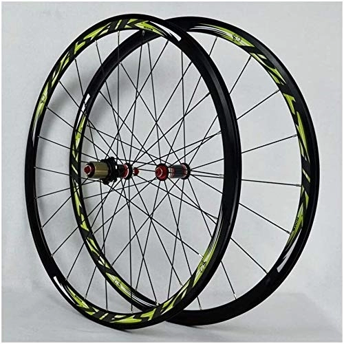 Mountain Bike Wheel : Wheels Rear Wheel Cycling Wheels 700C Front / Rear Wheel, Double-Walled Light-Alloy Rims V Brake 30Mm Bike Wheelset Quick Release 24H 8-11 Speed 840g / 1Paar Rear Wheel Hybrid Mountain Bike ( Color : #5 )