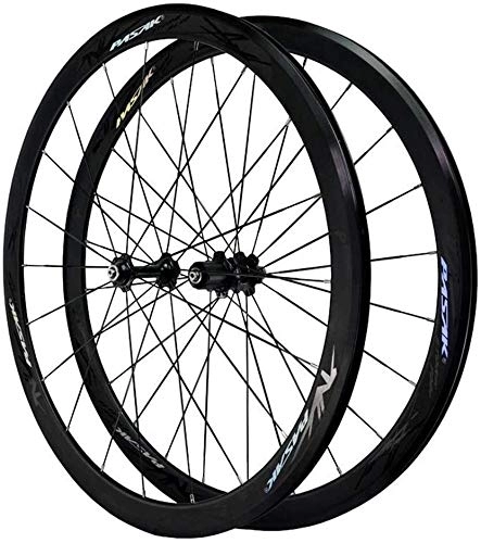 Mountain Bike Wheel : Wheels Rear Wheel Road Bike Wheel 700C, Road Bicycle Wheelset V Brake Double-Walled Alloy Rim 40Mm BMX Bicycle Rim Fast Release for 7 8 9 10 11 12 Speed Rear Wheel Hybrid Mountain Bike ( Color : #2 )