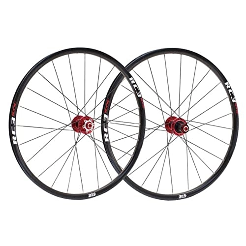 Mountain Bike Wheel : Wheelset 26 / 27.5 / 29in Bicycle Wheelset, Carbon Fiber Hub Quick Release Aluminium Alloy Mountain Bike Wheel Bicycle Accessories road Wheel (Color : Black, Size : 27.5inch)