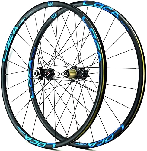 Mountain Bike Wheel : Wheelset Bicycle Wheelset 26 / 27.5 / 29In, Aluminum Alloy Disc Brake for 8 / 9 / 10 / 11 / 12 Speed Freewheels Quick Release Mountain Cycling Wheels road Wheel (Color : B, Size : 27.5inch)