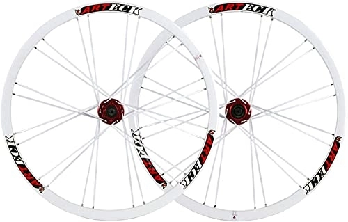 Mountain Bike Wheel : Wheelset Mountain Bike Wheelset 26inch, Aluminum Alloy Rim V-Brake Disc Brake Quick Release 24 Hole 7 / 8 / 9 / 10 Speed Cycling Bicycle Wheels road Wheel