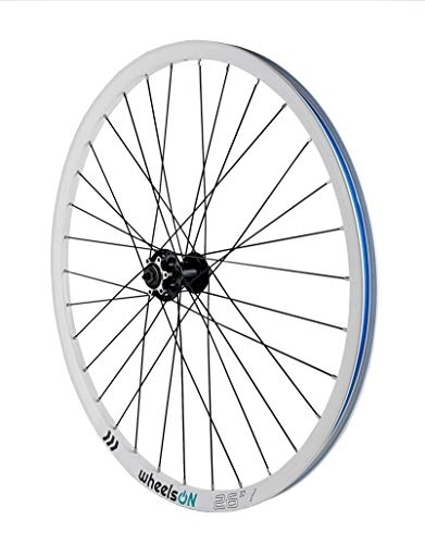 Mountain Bike Wheel : wheelsON 26 Inch Front Wheel Mountain Bike 32H Disc White QR