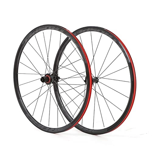 Mountain Bike Wheel : XHEEB 700C MTB Bike Wheel Bicycle Wheel, Barrel Shaft Disc Brake / Front 20 Rear 24 Holes / Front 12 * 100 Rear 12 * 142 Barrel Shaft Open Year / Round Spokes / Support 7-8-9-10-11 Speed