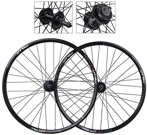 Mountain Bike Wheel : YJTGZ Bike Wheel Tyres Spokes Rim 20 / 26 Inch MTB Bicycle Rear Wheel Double Walled Aluminum Alloy Mountain Bike Wheels Disc Brake Quick Release Bicycle Rim 7 8 9 Speed Cassette 32 Holes