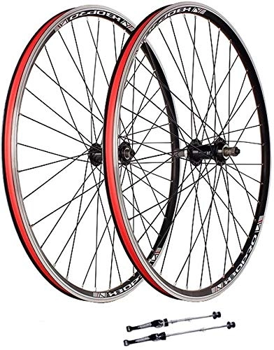 Mountain Bike Wheel : YSHUAI 26 inch V-brakes bicycle wheel, double-walled aluminum alloy MTB wheel Drive Rapid Release 36 holes 6 / 7 / 8 Speed ​​Edge