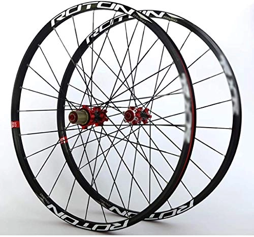 Mountain Bike Wheel : YSHUAI MTB Bike Wheel Set Double Wall Rim Disc Brake 7 8 9 10 11 Speed F2 R5 Palin Bearings Carbon Hub 24H Quick Release 1763g, 29inch