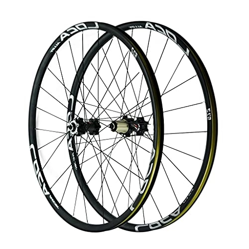 Mountain Bike Wheel : ZCXBHD 26 / 27.5 / 29 Inch Bike Wheelset Disc Brake 24 Holes Mountain Bike MTB Rim Quick Release Ultralight Alloy Front and Rear Wheel 8 9 10 11 12 Speed (Color : Silver, Size : 27.5in)