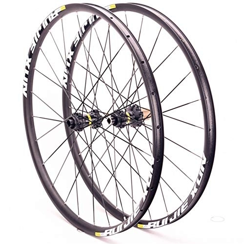 Mountain Bike Wheel : ZCXBHD 26 / 27.5 / 29-inch Mountain Bike Wheel Set Disc Brake Thru axle Mtb Wheels Center Lock 24 Holes (Color : 12 speed micro spline, Size : 26inch)