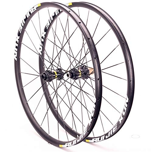 Mountain Bike Wheel : ZCXBHD 26 / 27.5 / 29-inch Mountain Bike Wheelset Disc Brake Quick Release Mtb Wheels Center Lock 24 Holes (Color : 12 speed micro spline, Size : 26inch)