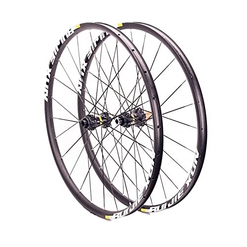 Mountain Bike Wheel : ZCXBHD 26 / 27.5 / 29" Mountain Bike Wheelsets, Hub MTB Wheels Quick Release Alloy Disc Brakes, Spokes Bike Wheel fit 8 / 9 / 10 / 11 Speed Cassette (Color : Six holes, Size : 26in)