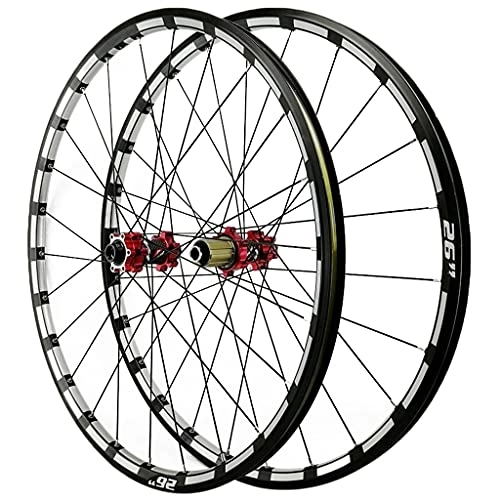 Mountain Bike Wheel : ZCXBHD 26 / 27.5 Inch Mountain Bike Wheels Thru Axle / Quick Release MTB Bike Front and Rear Wheel Set Disc Brake Freewheel Rim 7 8 9 10 11 12 Speed Cassette Sealed Bearings