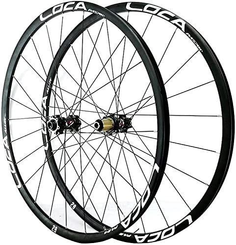 Mountain Bike Wheel : ZECHAO Mountain Bike Wheelset 26 / 27.5 / 29In, Bicycle Wheel(Front+Rear) Light-Alloy MTB Rim Barrel Shaft Disc Brake 24H 8 9 10 11 12 Speed Wheelset (Color : Silver-1, Size : 29INCH)