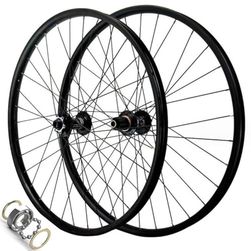 Mountain Bike Wheel : ZECHAO Thru-Axle Bicycle Front and Rear Wheel, 26 / 27.5 / 29in Mountain Bike Wheels Disc Brake 12 Speed Aluminum Alloy Ultra Light Bike Rim (Color : 15 * 110mm / 12 * 142mm, Size : 26inch)
