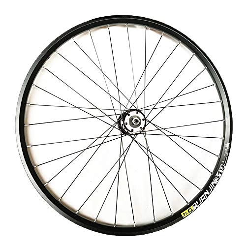 Mountain Bike Wheel : Zhangcaiyun- Components Parts Mountain Bike 26 Inch Spoke Wheel Set Double Layer Aluminum Alloy Wheel Set Rotary Aluminum Flower Drum Set MTB Mountain Bike