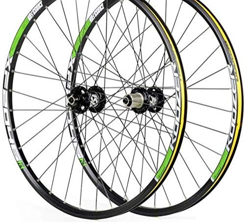 Mountain Bike Wheel : ZHTY 700C Bike Wheelset, 26 27.5 29 Inch Cycling Wheels Mountain Bike Disc Brake Quick Release 4 Palin Bearing 8 9 10 11 Speed Bike Front and Rear Wheels