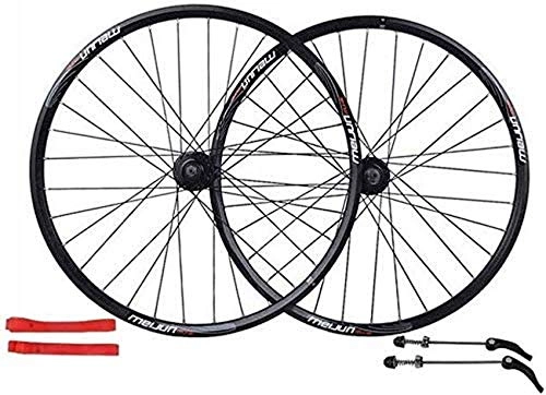 Mountain Bike Wheel : ZHTY bicycle wheelset 26 inch, double-walled aluminum alloy bicycle wheels disc brake mountain bike wheel set quick release American valve 7 / 8 / 9 / 10 speed Bike Front and Rear Wheels