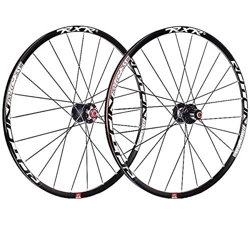Mountain Bike Wheel : ZHTY Bike Wheelset, 26 / 27.5 Inch All-aluminum Hub Mountain Bike Disc Brake 8 / 9 / 10 / 11speed cassette Quick Release Bike Front and Rear Wheels