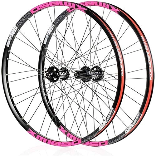 Mountain Bike Wheel : ZLYY MTB Cycling Wheels, 26" / 27.5" Bike Wheelset Disc Brake Fast Release Mountain Bike Wheelset Aluminum Alloy Rims 32H for Shimano Or Sram 8 9 10 11 Speed, 27.5inch, 26inch