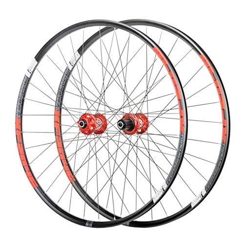 Mountain Bike Wheel : ZNND 26" / 27.5" / 29" Inch Mountain Bike Wheelset Aluminum Alloy The Classic 6 Pawl 72 Click Quick Release Disc Brake 8-11 Speed (Color : C, Size : 29in)