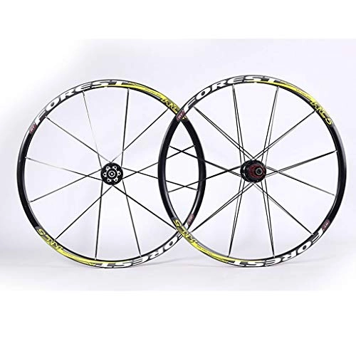 Mountain Bike Wheel : ZNND 26inch Bicycle Wheelset, Double Wall MTB Rim Quick Release Disc Brake Hybrid / Mountain Bike Hole Disc 7 8 9 10 Speed (Color : B, Size : 26inch)