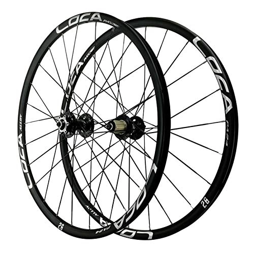 Mountain Bike Wheel : ZNND Bike Wheelset, 26 Inch Cycling Wheels Mountain Bike 4 Bearing 8 / 9 / 10 / 11 / 12 Speed Quick Release Wheel (Color : Black, Size : 26IN)