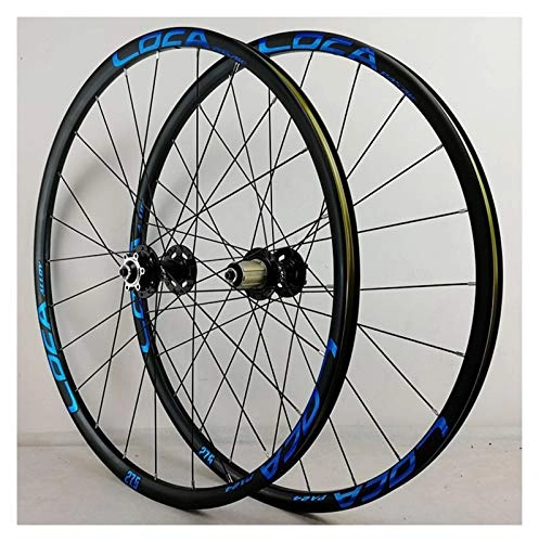 Mountain Bike Wheel : ZNND Mountain Bike Double Wall Wheelset 26" 27.5" 29" Alloy Wheel Rim Disc Brake 6 Pawl 120 Click Quick Release 4 Palin Bearing 7-12 Speed 24H (Color : D, Size : 29in)