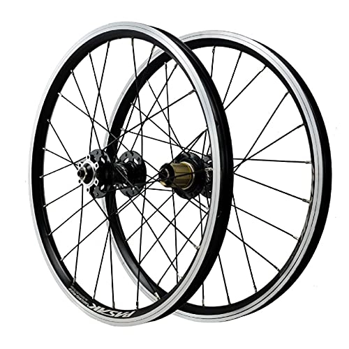 Mountain Bike Wheel : ZPPZYE 20 Inch MTB Wheelset, Aluminum Alloy Bicycle V Brake Hybrid / Mountain Rim Sealed Bearing Wheel 24 Hole for 7-12 Speed (Size : 20 inch)
