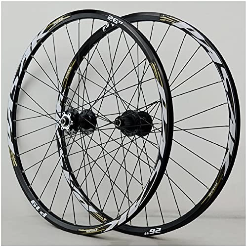 Mountain Bike Wheel : ZPPZYE 26 Inch 27.5" 29ER MTB Bicycle Wheelset Aluminum Alloy Disc Brake Mountain Cycling Wheels 32 Hole for 7 / 8 / 9 / 10 / 11 Speed (Color : B, Size : 29 inch)