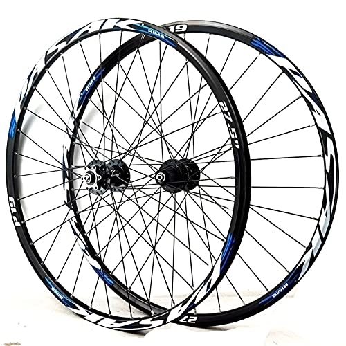 Mountain Bike Wheel : ZYHDDYJ Bicycle Wheelset Bicycle Wheelset 26 / 27.5 / 29 Inch Mountain Cycling Wheels Quick Release Disc Brake Front Rear Wheels Suitable 7-11 Speed Cassette 2200g (Color : C, Size : 27.5inch)