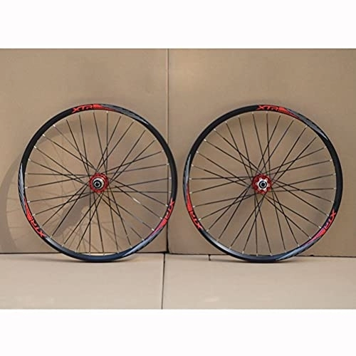 Mountain Bike Wheel : ZYHDDYJ Bicycle Wheelset Wheelset Bike Mtb 26 / 27.5 / 29 Inch Mountain Cycling Wheels 32 Holes Quick Release Disc Brake Compatible With 8 / 9 / 10 / 11 Speed Cassette (Color : A, Size : 29inch)