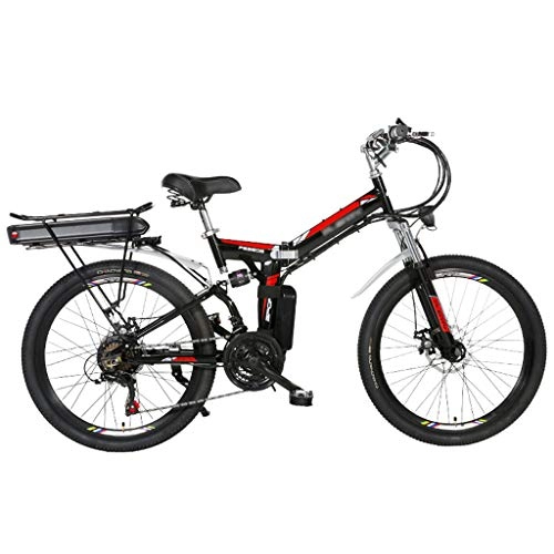 Vélo de montagne électrique pliant : FFF-HAT avec Plateau vélo électrique Pliant pour Adultes 26 Pouces 48V15AH / 20AH vélo électrique / vélo électrique de Banlieue vélo de Montagne