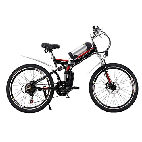 Vélo de montagne électrique pliant : FFF-HAT Vélo électrique Pliant pour Adultes Vélo électrique 26 Pouces / Vélo électrique de Banlieue 48V10AH Batterie Vélo de Montagne