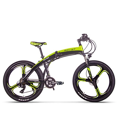 Vélo de montagne électrique pliant : SBX RT880 250W Electric Bicyclette Pliant Vlo Ebike Shimano, Urban Mountain 36V 9.6Ah Aluminium Lger Adult Cyclic Brake, Lithium Batterie