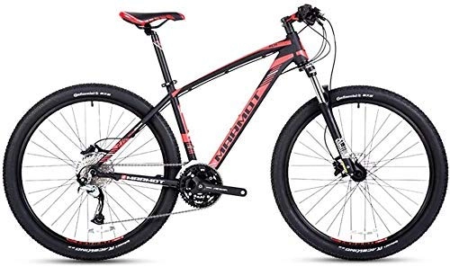 Vélo de montagnes : AYHa 27-Speed Mountain Bikes, 27, 5 pouces Big Wheels Hardtail Mountain Bike, Adulte Femmes Hommes'S Aluminium Cadre tout terrain VTT, Noir