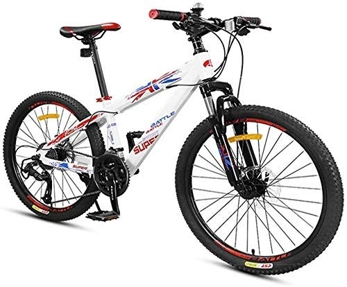 Vélo de montagnes : AYHa Garçons VTT, vélos de montagne Trail avec double disque de frein, Suspension avant Cadre en aluminium tout-terrain Vélo de montagne