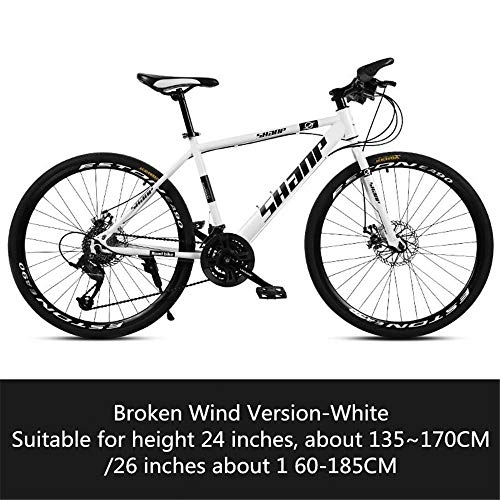 Vélo de montagnes : B / H 012_21 Speed_26 pouces Vélo de montagne pour adulte et femme ultra léger avec amortissement des chocs double disque