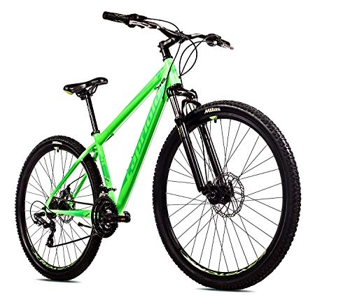 Vélo de montagnes : Breluxx® VTT 29" Hardtail FS Disk Level 9.X Sport Vert fluo 21 vitesses Shimano FS + freins à disque - Modèle 2020
