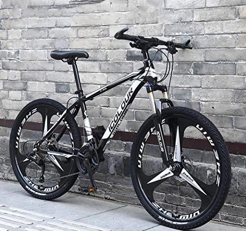 Vélo de montagnes : Chenbz 26" 24Speed ​​VTT for Adultes, en Aluminium léger Suspension Avant Cadre, Fourche à Suspension, Frein à Disque (Color : D2, Size : 24Speed)