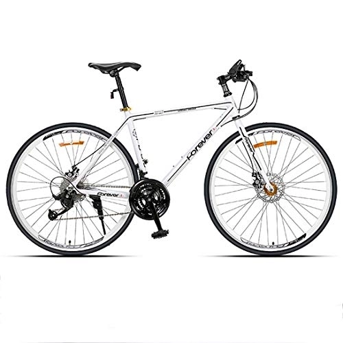 Vélo de montagnes : CHHD Vélo de Route en Aluminium à Double Frein à Disque de vélo de Montagne à Vitesse Variable, 27 Vitesses