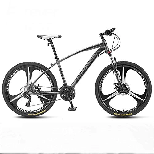 Vélo de montagnes : CPY-EX Mountain Bike 21 / 24 / 27 / 30 Speed ​​System Double Frein à Disque VTT 27.5 Pouces Roues vélo (Blanc, Rouge, Bleu, Noir), D1, 27