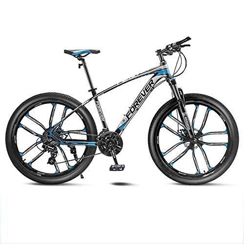 Vélo de montagnes : CPY-EX VTT, Cadre en Alliage d'aluminium, 24 / 27 / 30 / 33 Vitesse, 27, 50 Pouces Diamètre de Roue, équitation d'extérieur Vélo Adulte Hommes, B3, 33
