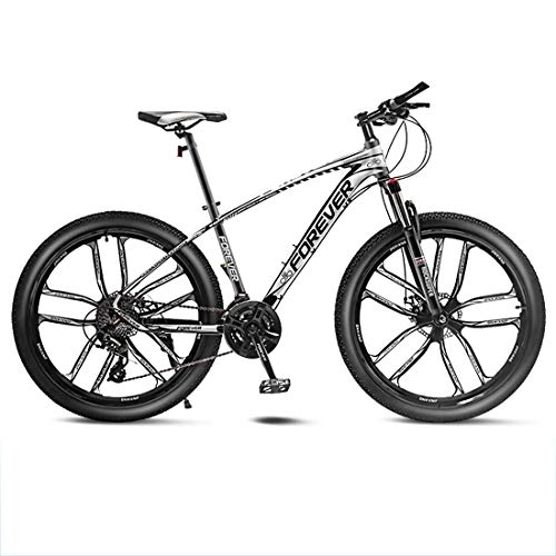 Vélo de montagnes : CPY-EX VTT, Cadre en Alliage d'aluminium, 24 / 27 / 30 / 33 Vitesse, 27, 50 Pouces Diamètre de Roue, équitation d'extérieur Vélo Adulte Hommes, D3, 33