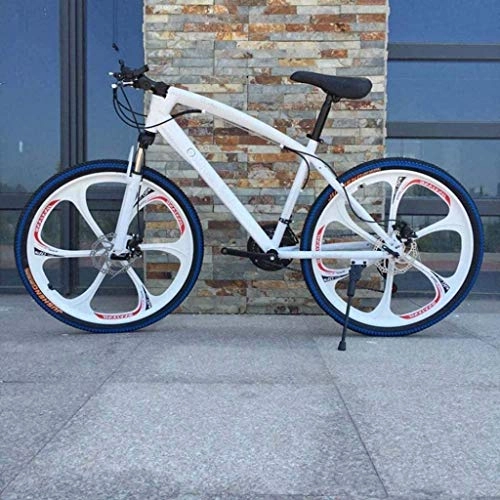 Vélo de montagnes : CSS Vélo, VTT 26 pouces, vélo de montagne à queue dure en acier à haute teneur en carbone, vélo léger avec siège réglable, vélo à frein à disque double 7-10, B