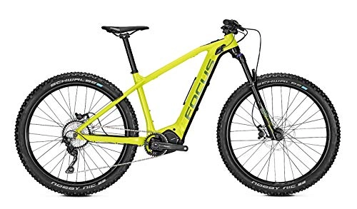 Vélo de montagnes : Focus Confiture ² HT 6.8 Plus Shimano Étapes Électrique Tous Mountain Vélo 2019 - Citron Vert, L / 47cm