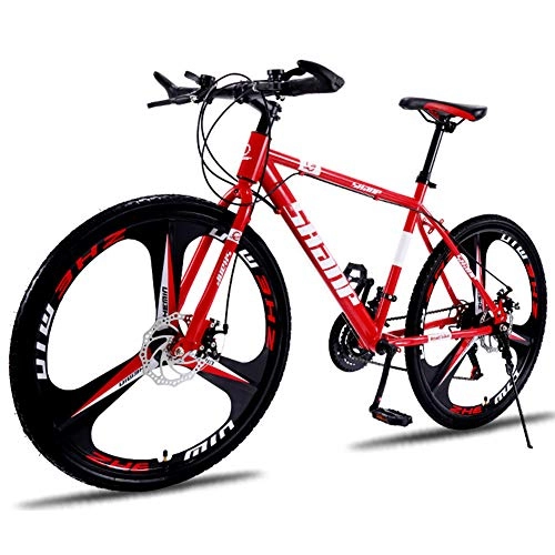 Vélo de montagnes : FXMJ Vélo de Montagne 26 Pouces, vélo VTT avec 3 Roues de Coupe, vélo de Montagne Tout-Terrain pour Femmes Adultes pour Hommes, Charge maximale 120 kg, adapté aux Coureurs de 160 à 180 cm, 30 Speed