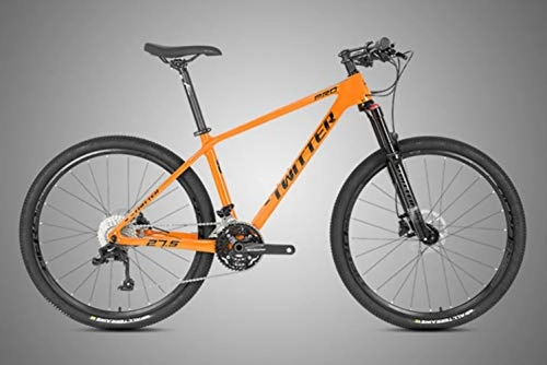 Vélo de montagnes : GUIO 27, 5 / 29 Pouces VTT VTT vélo Verrouillage à Distance air, Orange, 27, 5x15 27S M2000