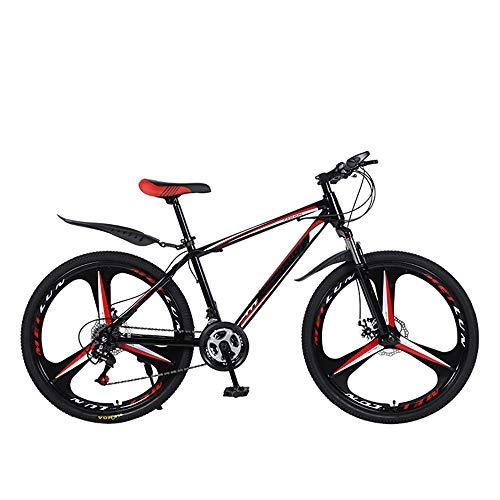 Vélo de montagnes : GWX Mountain Bike Shock Absorption vélo 26 Pouces Frein à Disque Étudiant vélo Adulte Vélo VTT, 27 Speed