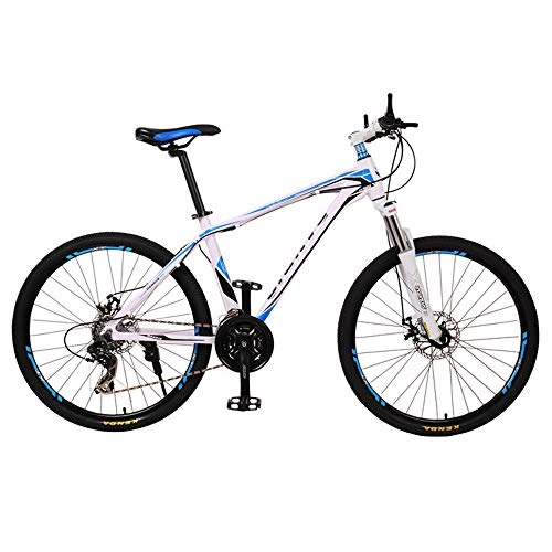 Vélo de montagnes : H-LML Vélo de Montagne en Aluminium Vélo de Montagne en Aluminium 27 Vitesses / 30 Vitesses, Blue, 27