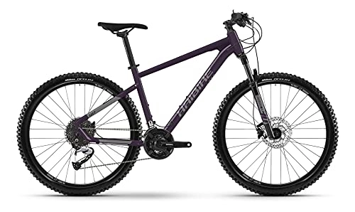 Vélo de montagnes : Haibike SEET 7 27.5R VTT 2021 (S / 40 cm, noir / titane)