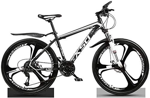 Vélo de montagnes : HFFFHA VTT for Adulte, en Aluminium léger Suspension Avant Cadre, Fourche à Suspension, Frein à Disque, 24 Vitesse (Size : 21 Speed)